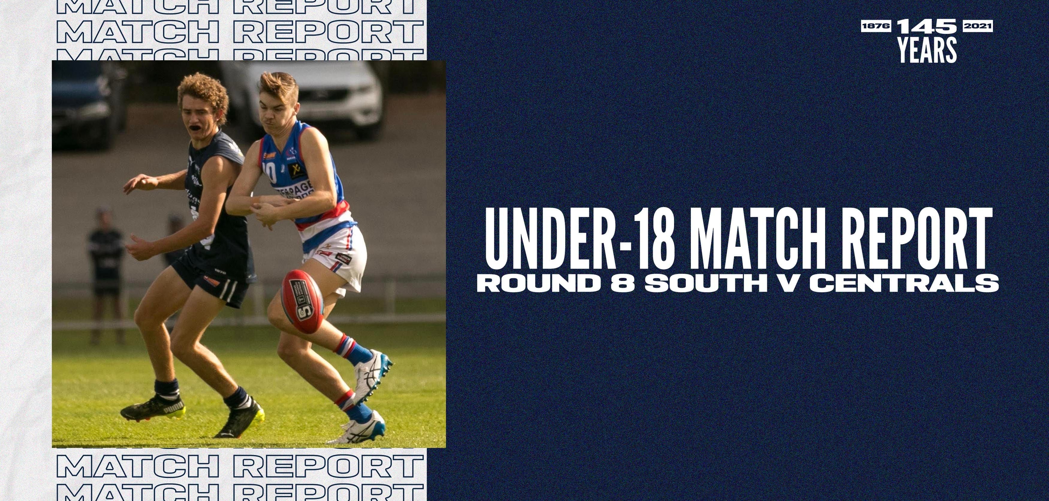 Under-18 Match Report: Round 8 vs Central District Under-18 Match Report: Round 8 vs Central District